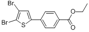 ETHYL 4-(4,5-DIBROMOTHIOPHEN-2-YL)BENZOATE Struktur