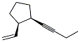 Cyclopentane, 1-(1-butynyl)-2-ethenyl-, (1R,2R)- (9CI) Struktur