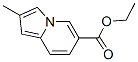 2-Methyl-6-indolizinecarboxylic acid ethyl ester Struktur