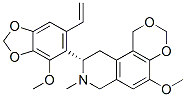 (9S)-9-(6-Ethenyl-4-methoxy-1,3-benzodioxol-5-yl)-7,8,9,10-tetrahydro-5-methoxy-8-methyl-1H-[1,3]dioxino[5,4-f]isoquinoline Struktur