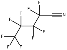 NONAFLUOROPENTANITRILE Struktur