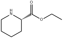 2-Piperidinecarboxylic acid, ethyl ester, (2S)- Struktur