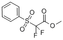 BENZENESULFONYL-DIFLUORO-ACETIC ACID METHYL ESTER Struktur