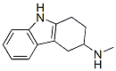 3-methylamino-1,2,3,4-tetrahydrocarbazole Struktur