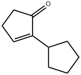 2-cyclopentylcyclopent-2-en-1-one  Struktur