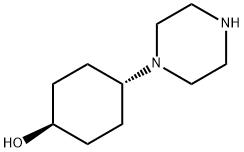 Cyclohexanol, 4-(1-piperazinyl)-, trans- (9CI) Struktur