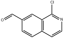 1-Chloroisoquinoline-7-carbaldehyde Struktur