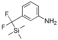 m-(Trimethylsilyldifluoromethyl)aniline Struktur