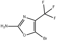 2-OxazolaMine, 5-broMo-4-(trifluoroMethyl)- Struktur