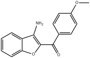 (3-AMINO-1-BENZOFURAN-2-YL)(4-METHOXYPHENYL)METHANONE Struktur