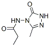 Propanamide,  N-(1,5-dihydro-3-methyl-5-oxo-4H-1,2,4-triazol-4-yl)- Struktur