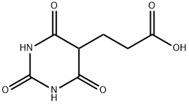 3-(2,4,6-TRIOXO-HEXAHYDRO-PYRIMIDIN-5-YL)-PROPIONIC ACID Struktur