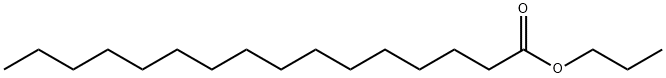 PALMITIC ACID PROPYL ESTER Struktur