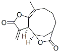 (3aR,4R,10E,12aS)-3a,4,8,9,12,12a-Hexahydro-11-methyl-3-methylene-4,7-metheno-6H-furo[3,2-c]oxacycloundecin-2,6(3H)-dione Struktur