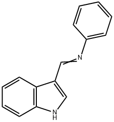 N-Phenyl-1H-indole-3-methanimine Struktur