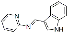 3-[N-(2-Pyridyl)formimidoyl]-1H-indole Struktur