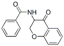 N-(4-Oxo-3-chromanyl)benzamide Struktur