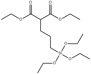 diethyl [3-(triethoxysilyl)propyl]malonate  Struktur