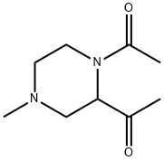 Piperazine, 1,2-diacetyl-4-methyl- (9CI) Struktur