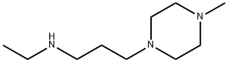 1-Piperazinepropanamine,N-ethyl-4-methyl-(9CI) Struktur