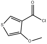 3-Thiophenecarbonyl chloride, 4-methoxy- (9CI) Struktur