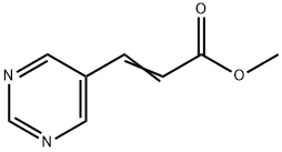 METHYL 3-PYRIMIDIN-5-YL-ACRYLATE Struktur