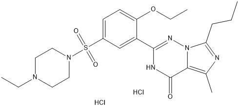 Vardenafil dihydrochloride Struktur