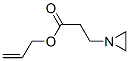 prop-2-enyl 3-aziridin-1-ylpropanoate Struktur