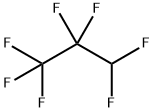 1H-HEPTAFLUOROPROPANE Struktur