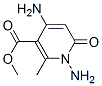 3-Pyridinecarboxylicacid,1,4-diamino-1,6-dihydro-2-methyl-6-oxo-,methyl Struktur