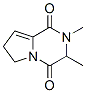 Pyrrolo[1,2-a]pyrazine-1,4-dione, 2,3,6,7-tetrahydro-2,3-dimethyl- (9CI) Struktur