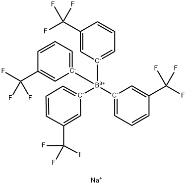 Borate(1-), tetrakis[3-(trifluoroMethyl)phenyl]-,sodiuM (1:1) Struktur