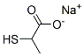 sodium 2-sulfanylpropanoate Struktur