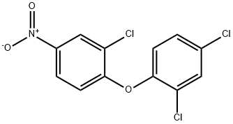 2-CHLORO-1-(2,4-DICHLOROPHENOXY)-4-NITROBENZENE Struktur