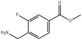 4-AMinoMethyl-3-fluoro-benzoic acid Methyl ester Struktur