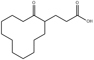 3-(2-OXOCYCLODODECYL)PROPANOIC ACID Struktur