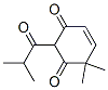 2-(1-Oxo-2-methylpropyl)-6,6-dimethyl-4-cyclohexene-1,3-dione Struktur