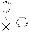 3,3-Dimethyl-1,2-diphenylazetidine Struktur