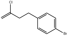 4-(4-Bromophenyl)-2-chlorobut-1-ene Struktur