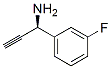 Benzenemethanamine, alpha-ethynyl-3-fluoro-, (alphaS)- (9CI) Struktur