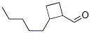 Cyclobutanecarboxaldehyde, 2-pentyl- (9CI) Struktur