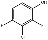 Phenol,  3-chloro-2,4-difluoro- Struktur