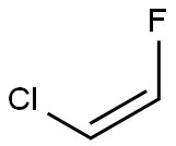 (Z)-1-Fluoro-2-chloroethene Struktur