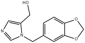 (3-BENZO[1,3]DIOXOL-5-YLMETHYL-3H-IMIDAZOL-4-YL)-METHANOL Struktur