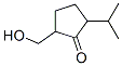 Cyclopentanone, 2-(hydroxymethyl)-5-(1-methylethyl)- (9CI) Struktur