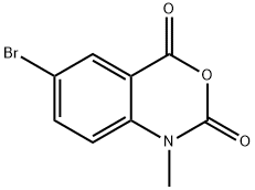 6-BROMO-1-METHYL-1H-BENZO[D][1,3]OXAZINE-2,4-DIONE Struktur