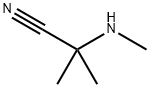 2-METHYL-2-(METHYLAMINO)PROPANENITRILE Struktur