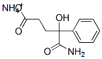 azanium 4-carbamoyl-4-hydroxy-4-phenyl-butanoate Struktur