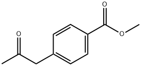 4-(2-OXO-PROPYL)-BENZOIC ACID METHYL ESTER Struktur