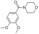 4-(3,4-Dimethoxybenzoyl)morpholine Struktur